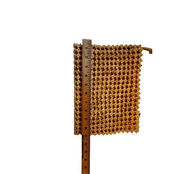 Walbrog natural straw basket weave shoulder bag made in Italy - Picture 8 of 16